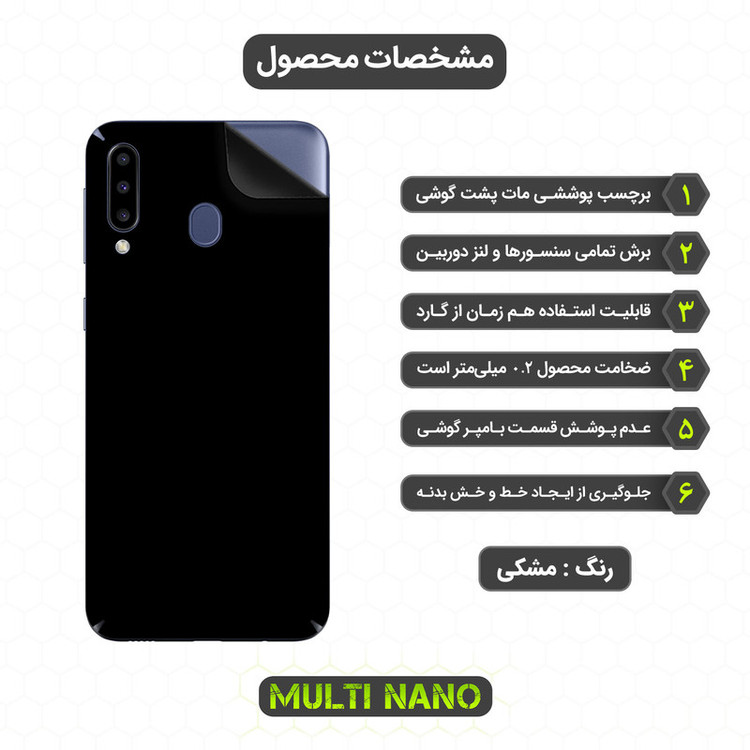 برچسب پوششی مولتی نانو مدل X-F1M مناسب برای گوشی موبایل سامسونگ Galaxy M30