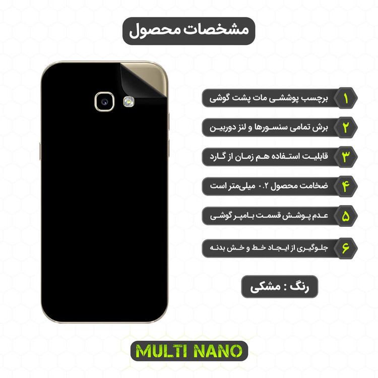 محافظ صفحه نمایش مولتی نانو مدل X-SFM مناسب برای گوشی موبایل سامسونگ Galaxy A5 2017 به همراه برچسب پوششی