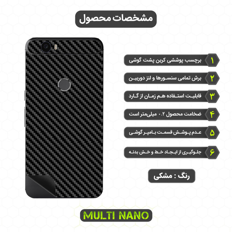محافظ صفحه نمایش مولتی نانو مدل X-SFC مناسب برای گوشی موبایل هوآوی Nexus 6P به همراه برچسب پوششی