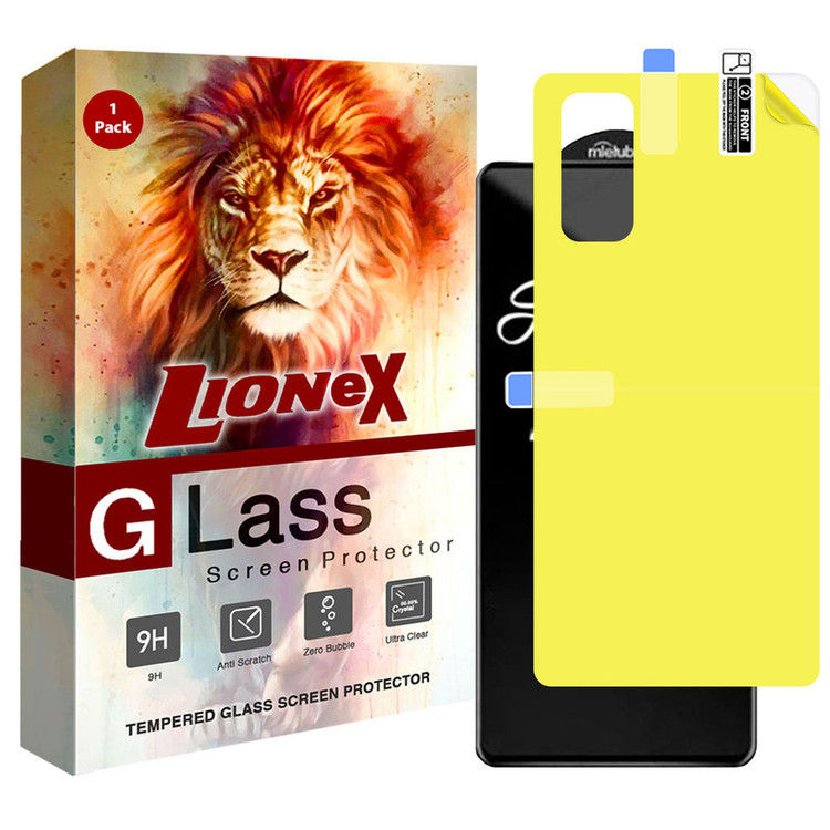 محافظ صفحه نمایش لایونکس مدل 2SN مناسب برای گوشی موبایل سامسونگ Galaxy S20 FE 4G به همراه محافظ پشت گوشی