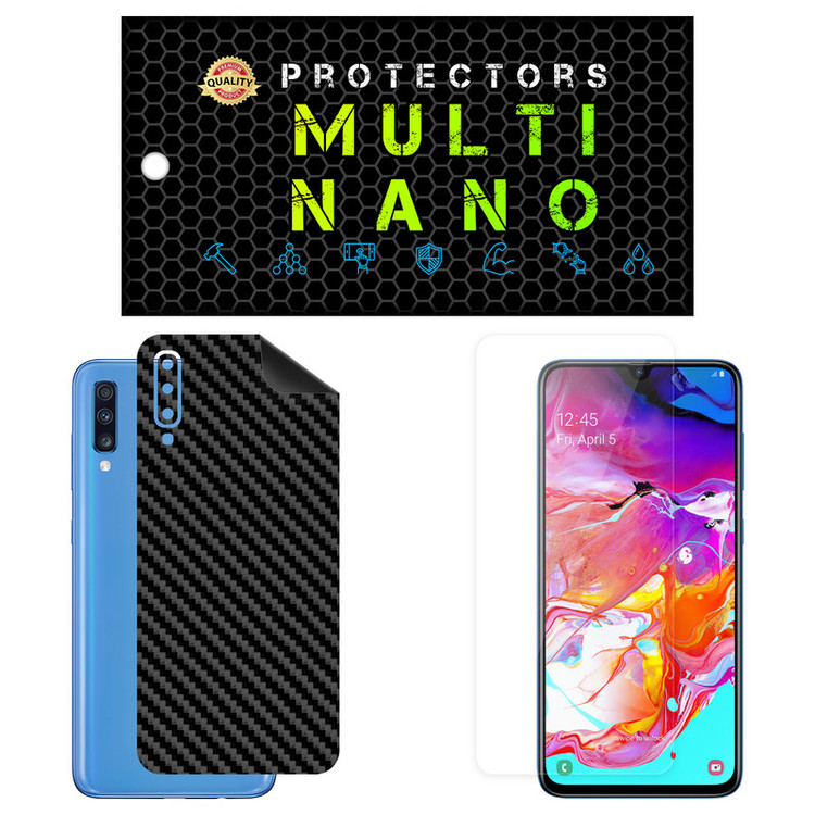 محافظ صفحه نمایش مولتی نانو مدل X-SFC مناسب برای گوشی موبایل سامسونگ Galaxy A70 به همراه برچسب پوششی