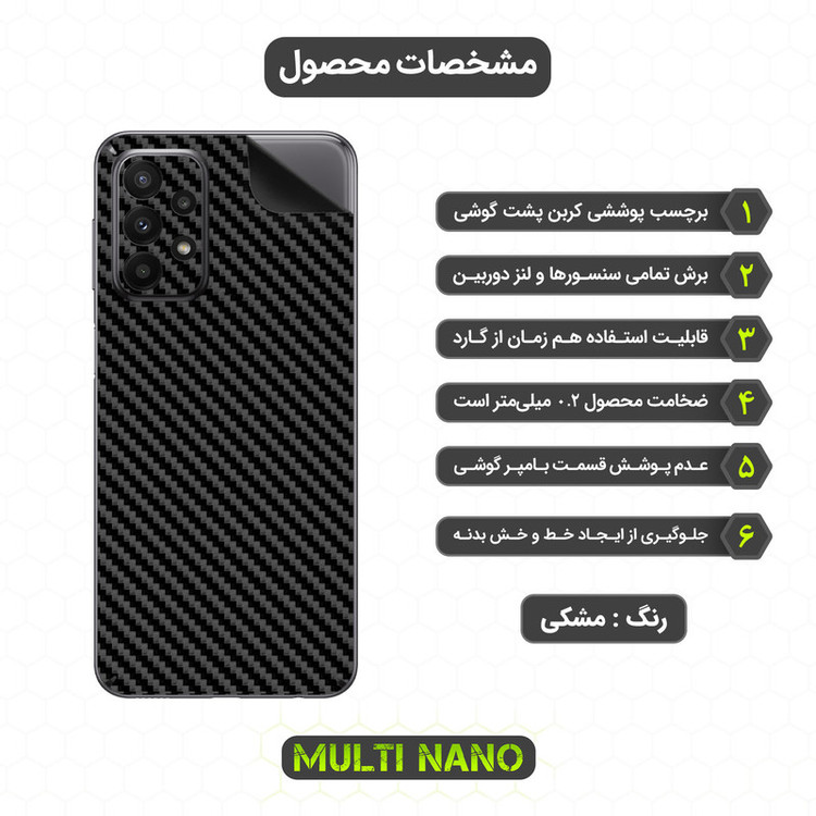 محافظ صفحه نمایش مولتی نانو مدل X-SFC مناسب برای گوشی موبایل سامسونگ Galaxy A23 5G به همراه برچسب پوششی