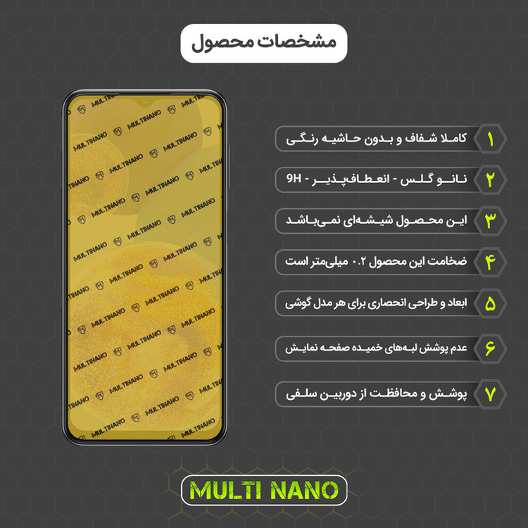 محافظ صفحه نمایش مولتی نانو مدل X-SFC مناسب برای گوشی موبایل سامسونگ Galaxy A23 5G به همراه برچسب پوششی