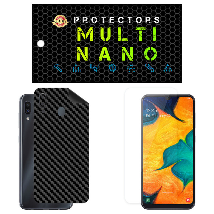 محافظ صفحه نمایش مولتی نانو مدل X-SFC مناسب برای گوشی موبایل سامسونگ Galaxy A30 به همراه برچسب پوششی