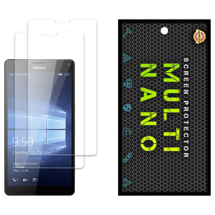 محافظ صفحه نمایش مولتی نانو مدل X-S2N مناسب برای گوشی موبایل مایکروسافت Lumia 950 XL بسته دو عددی