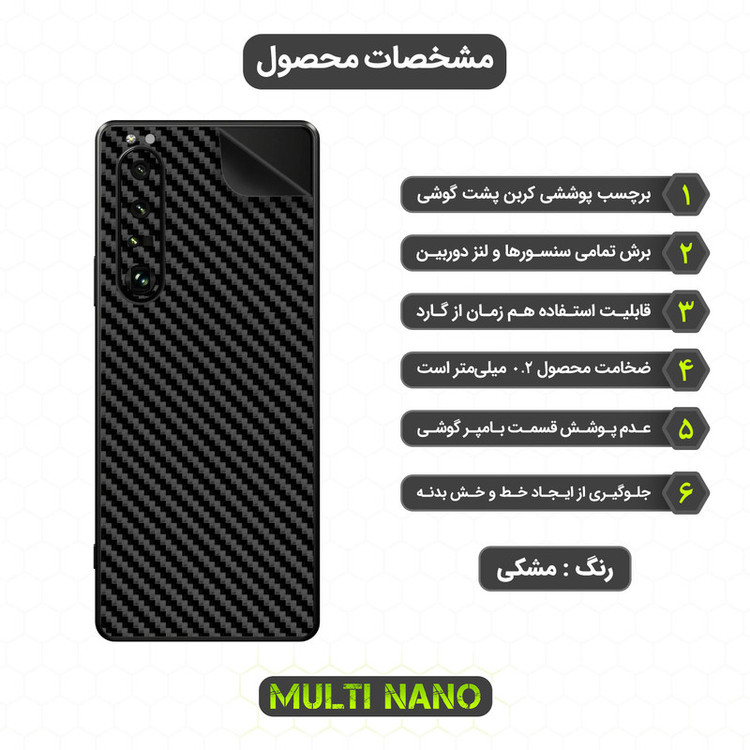 محافظ صفحه نمایش مولتی نانو مدل X-SFC مناسب برای گوشی موبایل سونی Xperia 1 III به همراه برچسب پوششی