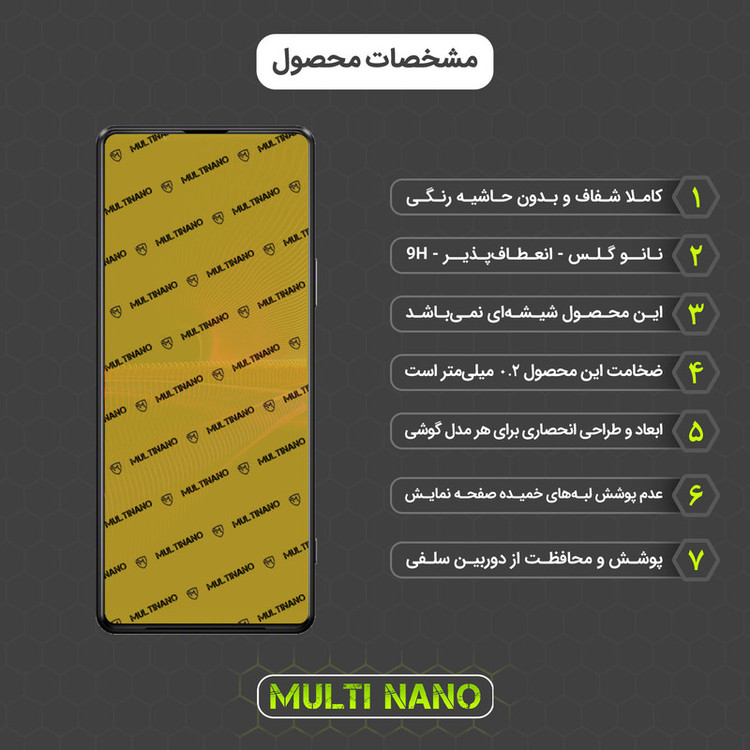محافظ صفحه نمایش مولتی نانو مدل X-SFC مناسب برای گوشی موبایل سونی Xperia 1 III به همراه برچسب پوششی