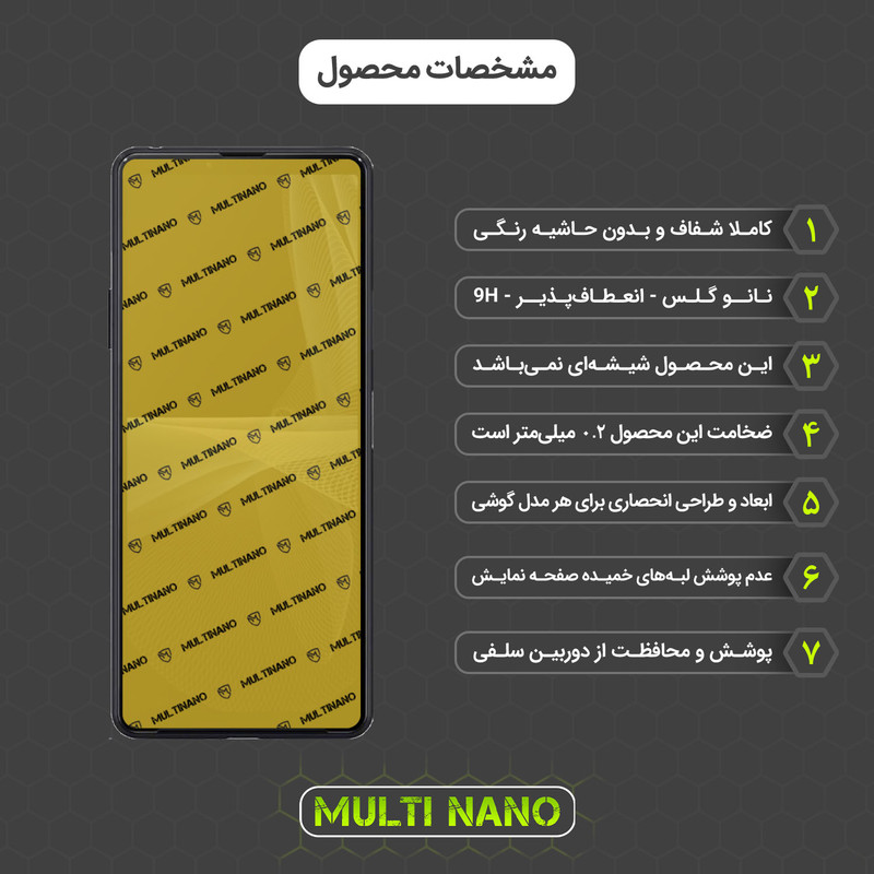 محافظ صفحه نمایش مولتی نانو مدل X-SFC مناسب برای گوشی موبایل سونی Xperia 10 III به همراه برچسب پوششی