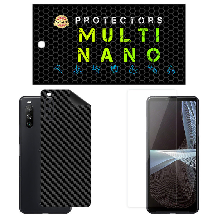 محافظ صفحه نمایش مولتی نانو مدل X-SFC مناسب برای گوشی موبایل سونی Xperia 10 III به همراه برچسب پوششی