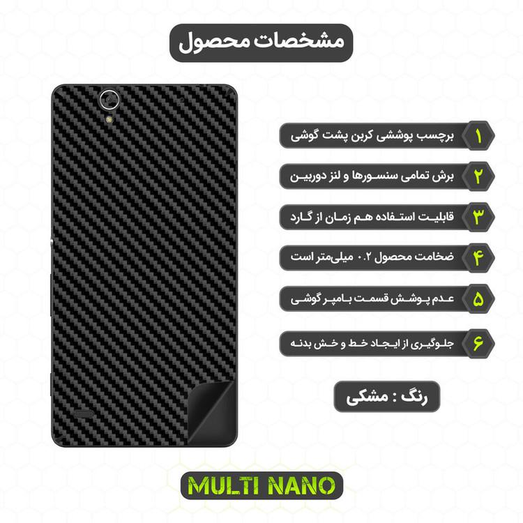 محافظ صفحه نمایش مولتی نانو مدل X-SFC مناسب برای گوشی موبایل سونی Xperia C4 به همراه برچسب پوششی