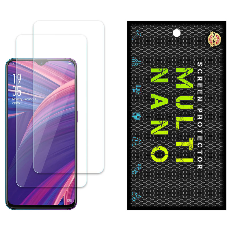 محافظ صفحه نمایش مولتی نانو مدل X-S2N مناسب برای گوشی موبایل اوپو R17 Pro بسته دو عددی