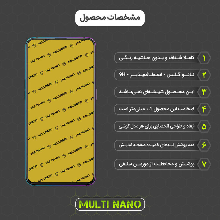 محافظ صفحه نمایش مولتی نانو مدل X-S2N مناسب برای گوشی موبایل اوپو R17 Pro بسته دو عددی