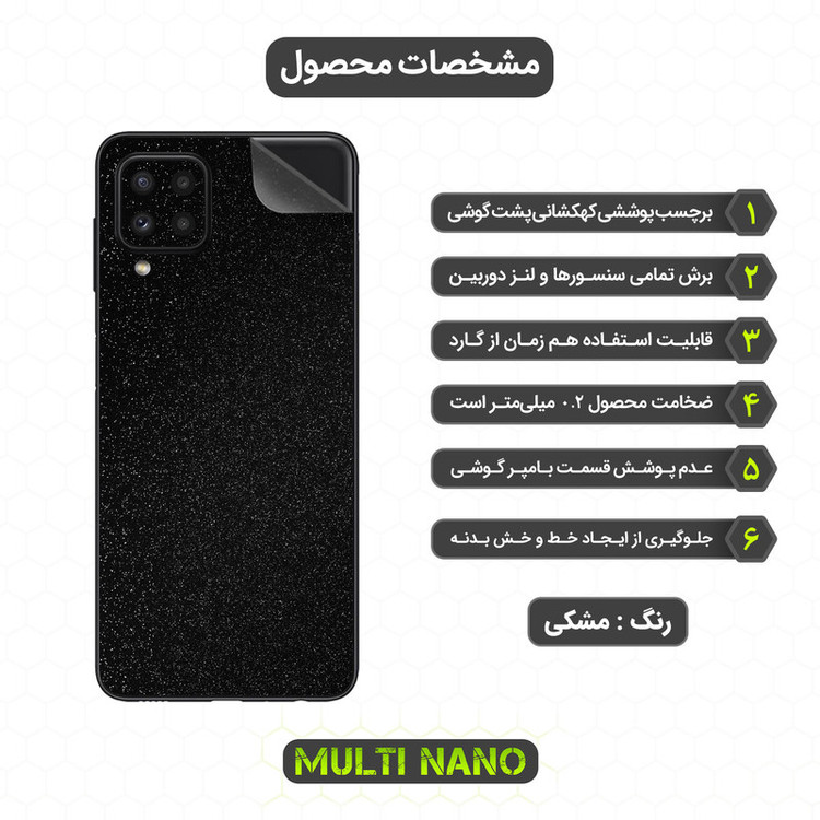 محافظ صفحه نمایش مولتی نانو مدل X-SFG مناسب برای گوشی موبایل سامسونگ Galaxy A22 به همراه برچسب پوششی