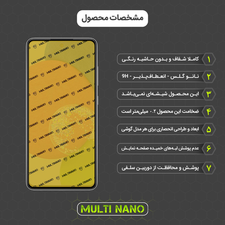 محافظ صفحه نمایش مولتی نانو مدل X-SFG مناسب برای گوشی موبایل سامسونگ Galaxy A52s 5G به همراه برچسب پوششی