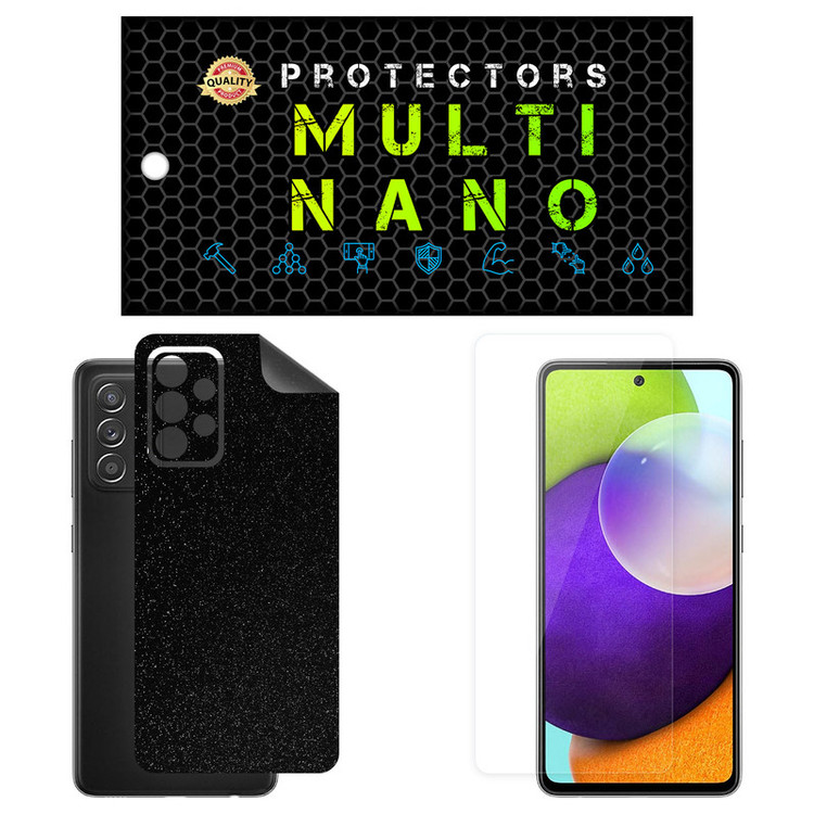 محافظ صفحه نمایش مولتی نانو مدل X-SFG مناسب برای گوشی موبایل سامسونگ Galaxy A52 به همراه برچسب پوششی