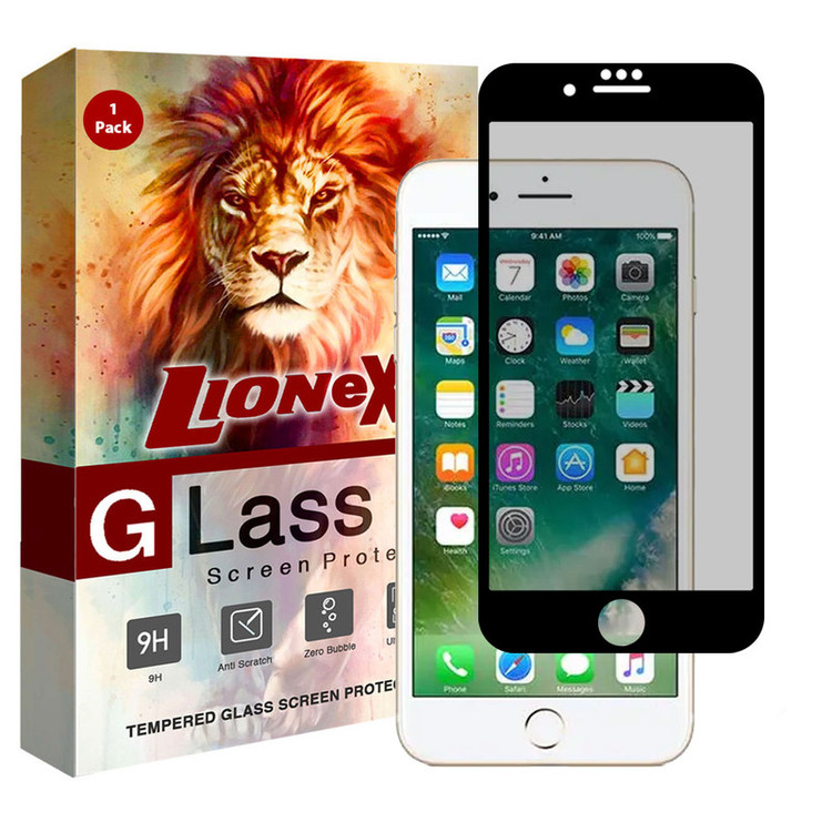 محافظ صفحه نمایش سرامیکی حریم شخصی لایونکس مدل PRC-L مناسب برای گوشی موبایل اپل iPhone 6 Plus