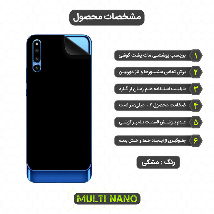 محافظ صفحه نمایش مولتی نانو مدل X-SFM مناسب برای گوشی موبایل آنر Magic 2 به همراه برچسب پوششی