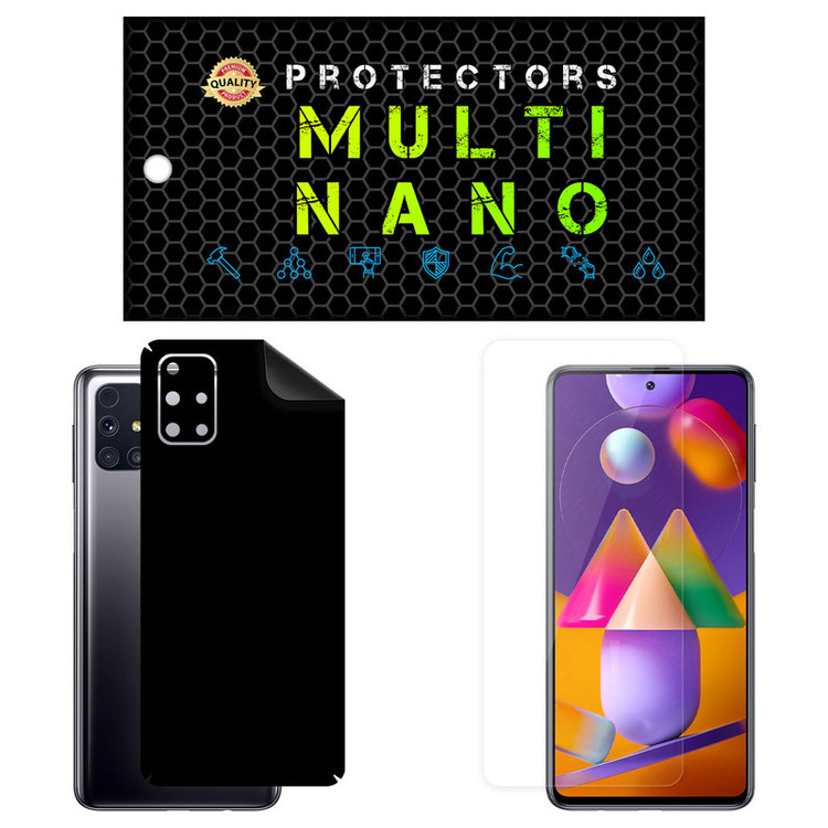 محافظ صفحه نمایش مولتی نانو مدل X-SFM مناسب برای گوشی موبایل سامسونگ Galaxy M31s به همراه برچسب پوششی