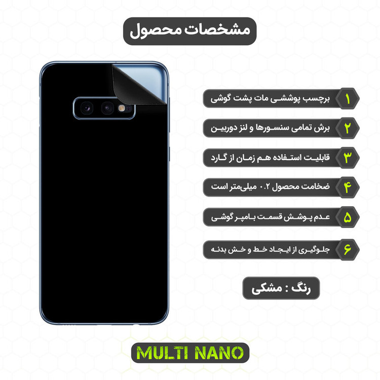 محافظ صفحه نمایش مولتی نانو مدل X-SFM مناسب برای گوشی موبایل سامسونگ Galaxy S10e به همراه برچسب پوششی