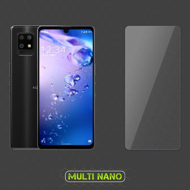 محافظ صفحه نمایش مولتی نانو مدل X-S3N مناسب برای گوشی موبایل شارپ Aquos Zero 6 بسته سه عددی