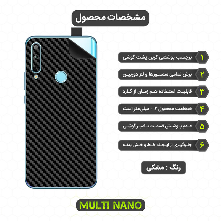محافظ صفحه نمایش مولتی نانو مدل X-SFC مناسب برای گوشی موبایل هوآوی Enjoy 10 Plus به همراه برچسب پوششی