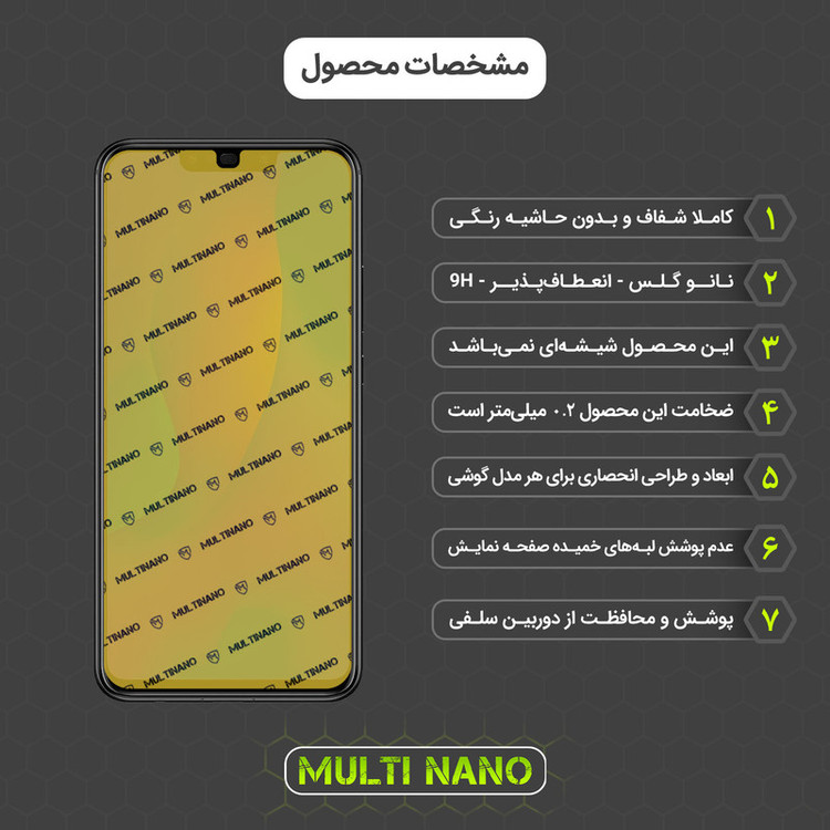 محافظ صفحه نمایش مولتی نانو مدل X-SFC مناسب برای گوشی موبایل هوآوی P Smart Plus 2018 به همراه برچسب پوششی
