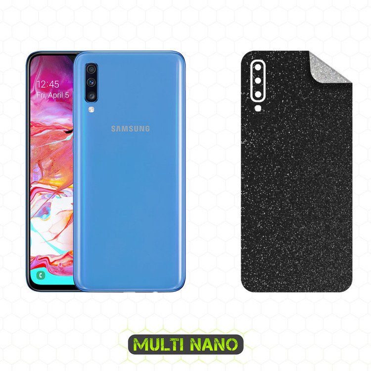 محافظ صفحه نمایش مولتی نانو مدل X-SLFG مناسب برای گوشی موبایل سامسونگ Galaxy A70 به همراه برچسب پوششی پشت و محافظ لنز دوربین