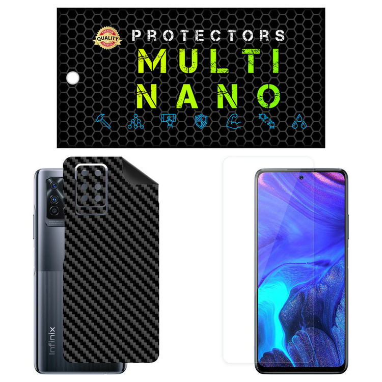 محافظ صفحه نمایش مولتی نانو مدل X-SFC مناسب برای گوشی موبایل اینفینیکس Note 10 Pro به همراه برچسب پوششی