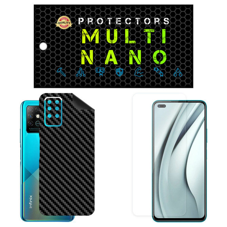 محافظ صفحه نمایش مولتی نانو مدل X-SFC مناسب برای گوشی موبایل اینفینیکس Note 8 به همراه برچسب پوششی