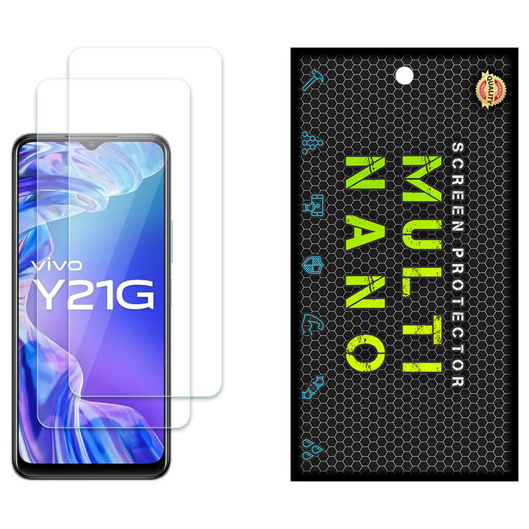 محافظ صفحه نمایش مولتی نانو مدل X-S2N مناسب برای گوشی موبایل ویوو Y21G بسته دو عددی