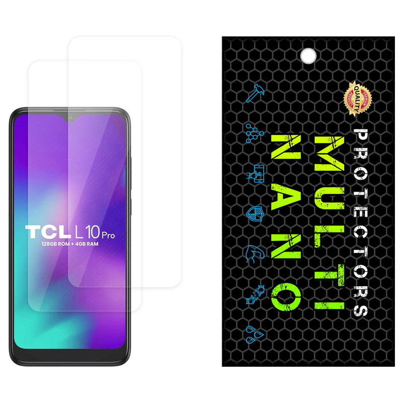 محافظ صفحه نمایش مولتی نانو مدل X-S2N مناسب برای گوشی موبایل تی سی ال L10 Pro بسته دو عددی
