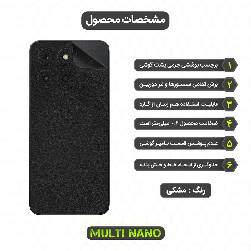 برچسب پوششی مولتی نانو مدل X-F1L مناسب برای گوشی موبایل آنر X6A
