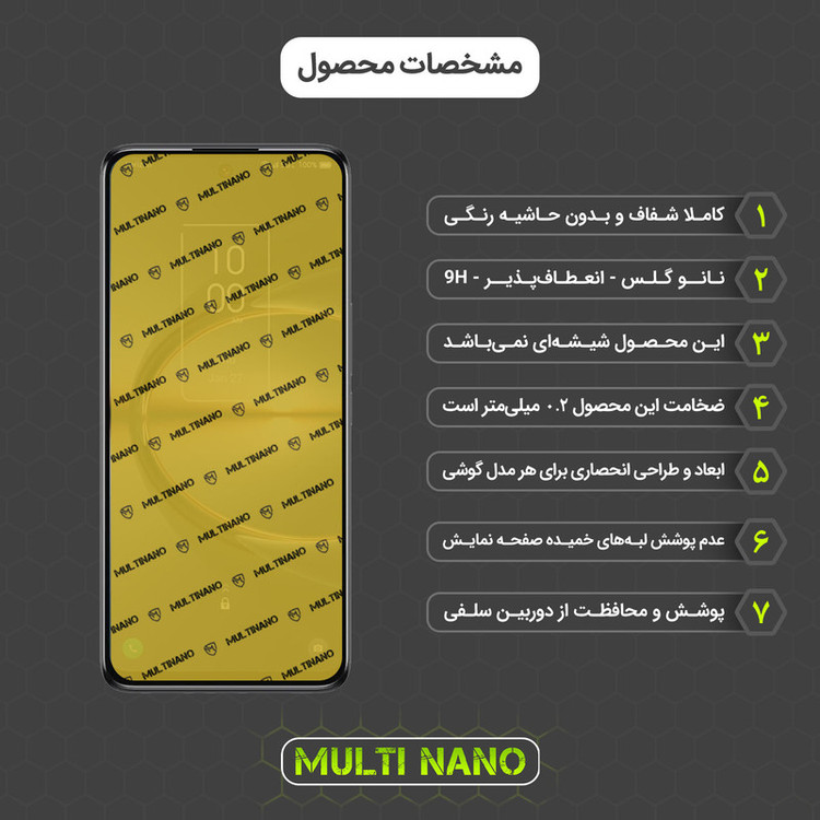 محافظ صفحه نمایش مولتی نانو مدل X-S3N مناسب برای گوشی موبایل تی سی ال 30V 5G بسته سه عددی