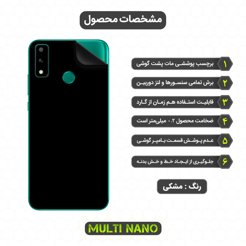 محافظ صفحه نمایش مولتی نانو مدل X-SFM مناسب برای گوشی موبایل هوآوی Y8S به همراه برچسب پوششی