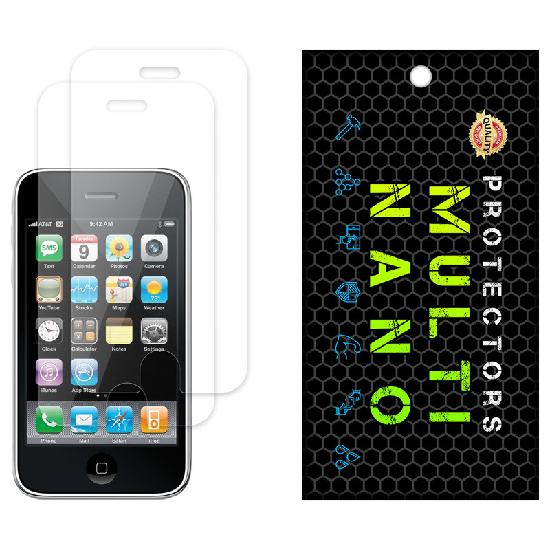 محافظ صفحه نمایش مولتی نانو مدل X-S2N مناسب برای گوشی موبایل اپل iPhone 3GS بسته دو عددی