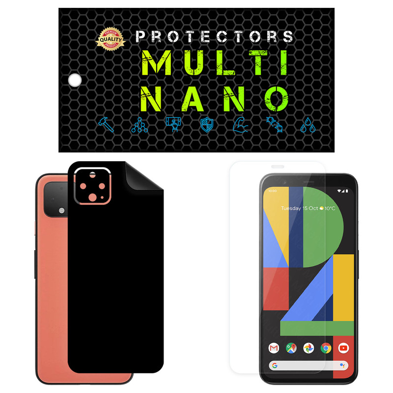 محافظ صفحه نمایش مولتی نانو مدل X-SFM مناسب برای گوشی موبایل گوگل Pixel 4 XL به همراه برچسب پوششی