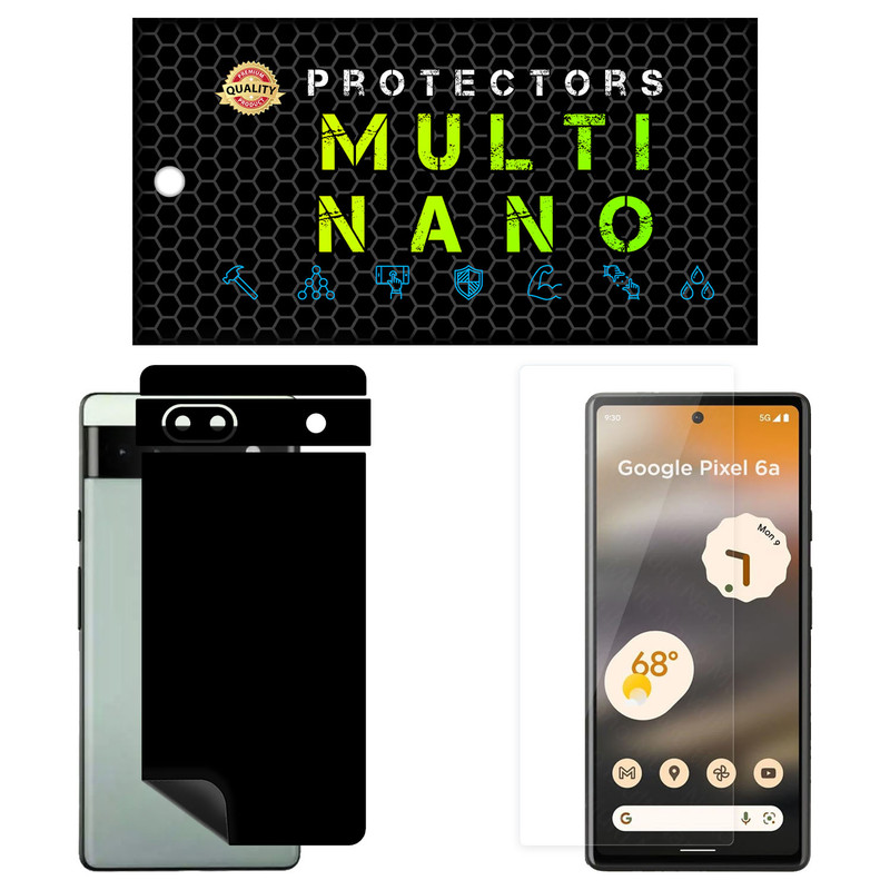 محافظ صفحه نمایش مولتی نانو مدل X-SFM مناسب برای گوشی موبایل گوگل Pixel 6A به همراه برچسب پوششی