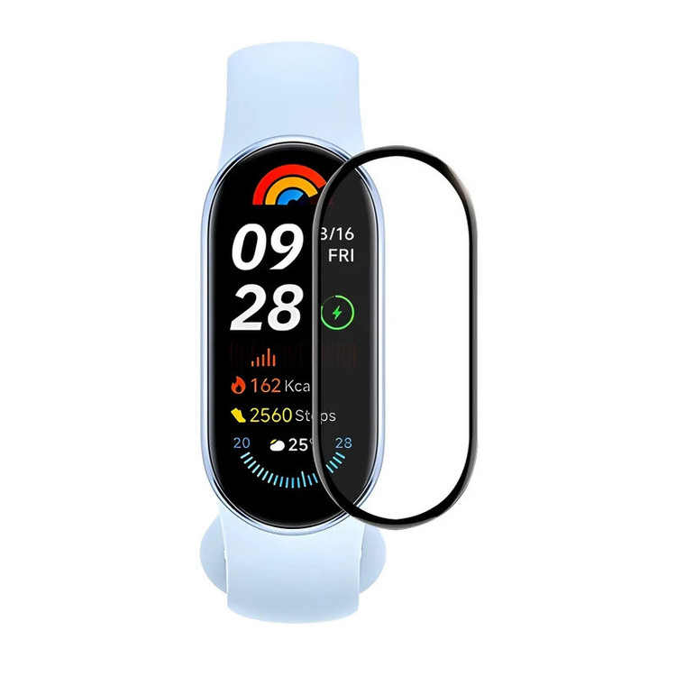 محافظ صفحه نمایش مدل شیشه ای مناسب برای ساعت هوشمند شیائومی Mi Band 9