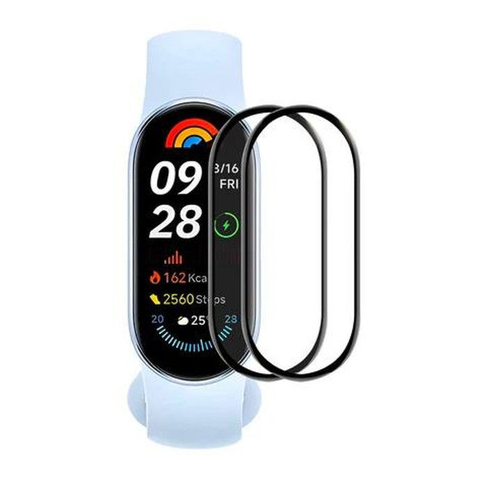 محافظ صفحه نمایش مدل شیشه ای مناسب برای ساعت هوشمند شیائومی Mi Band 9