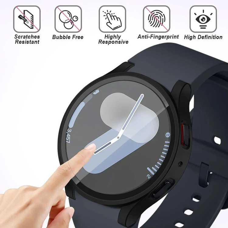 کاور تنکیو مدل CWG مناسب برای ساعت هوشمند سامسونگ Galaxy Watch 7 44mm به همراه محافظ صفحه نمایش