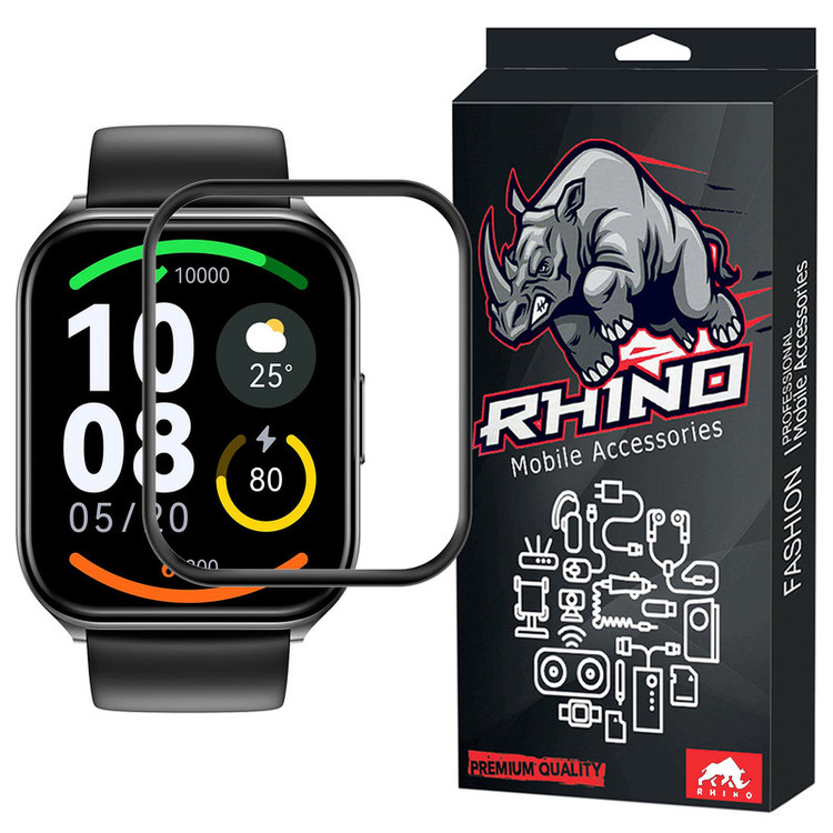 محافظ صفحه نمایش راینو مدل PMMA مناسب برای ساعت هوشمند هایلو LS02 Pro / Watch 2 Pro