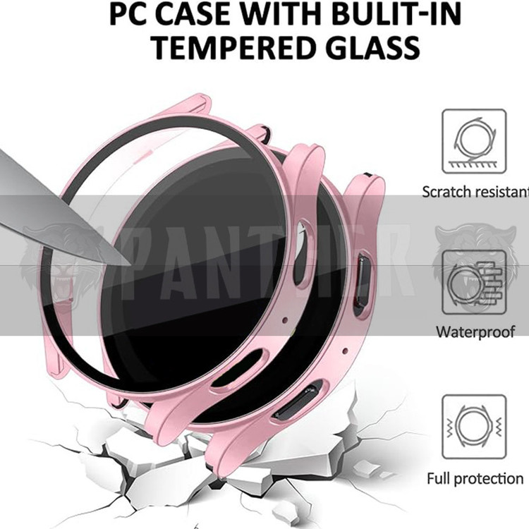کاور پنتر مدل Tempered Protective مناسب برای ساعت هوشمند سامسونگ Galaxy Watch 4 44mm / Watch 5 44mm به همراه محافظ صفحه نمایش