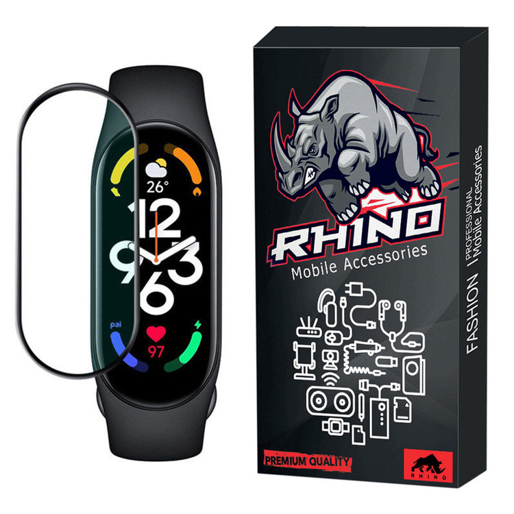محافظ صفحه نمایش راینو مدل PMMA مناسب برای مچ بند هوشمند شیائومی Mi Band 7