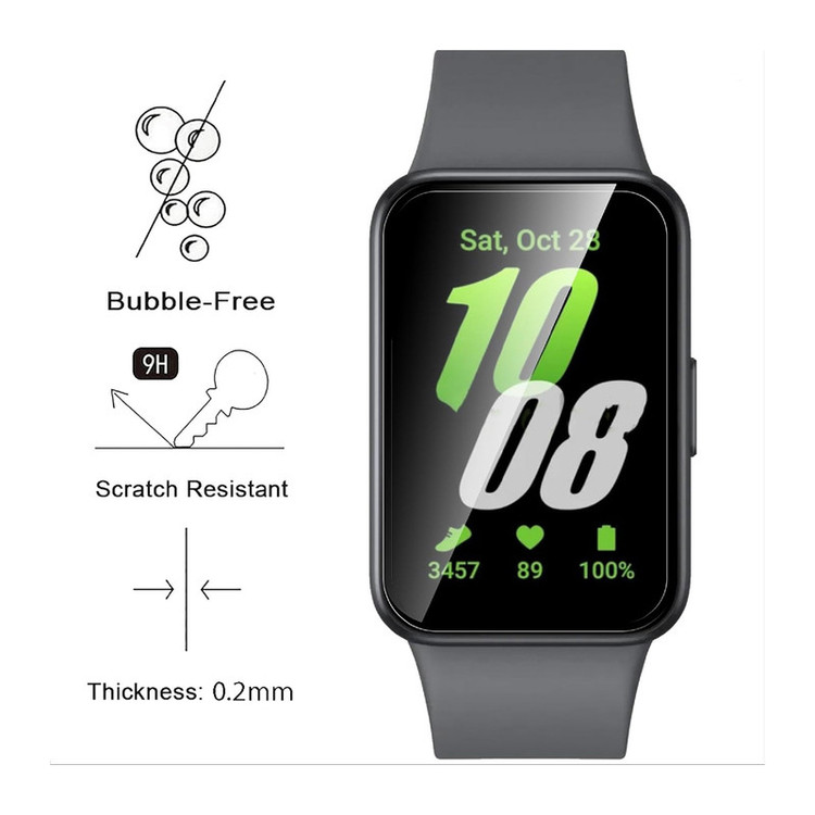 محافظ صفحه نمایش هاپلایت مدل Pmma-HL مناسب برای ساعت هوشمند سامسونگ Galaxy Watch Fit 3 بسته دو عددی
