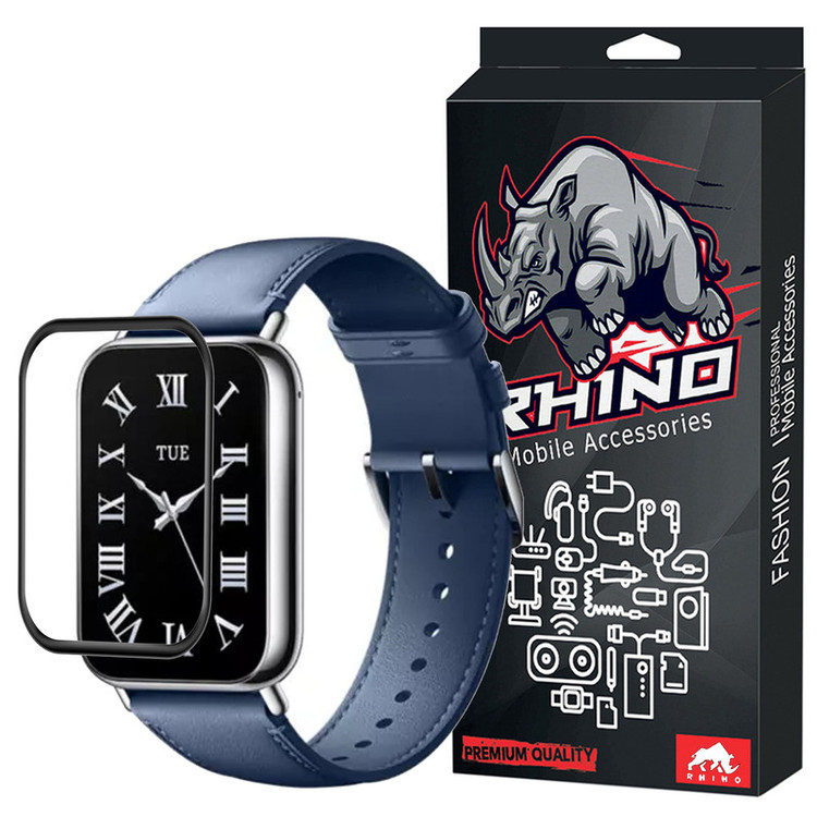 محافظ صفحه نمایش راینو مدل PMMA مناسب برای ساعت هوشمند شیائومی Mi Band 8 Pro