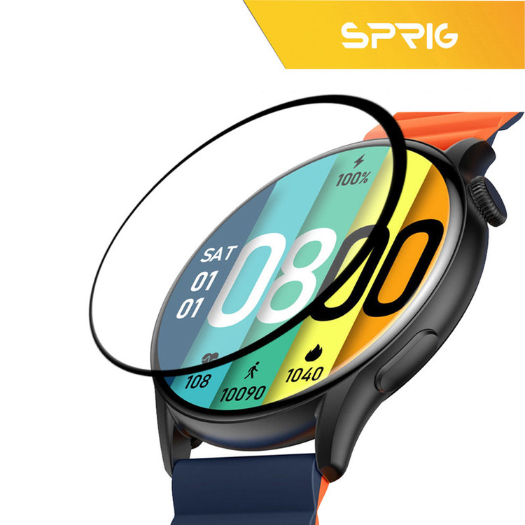 محافظ صفحه نمایش نانو اسپریگ مدل SPG مناسب برای ساعت هوشمند شیائومی Kieslect Kr Pro بسته سه عددی
