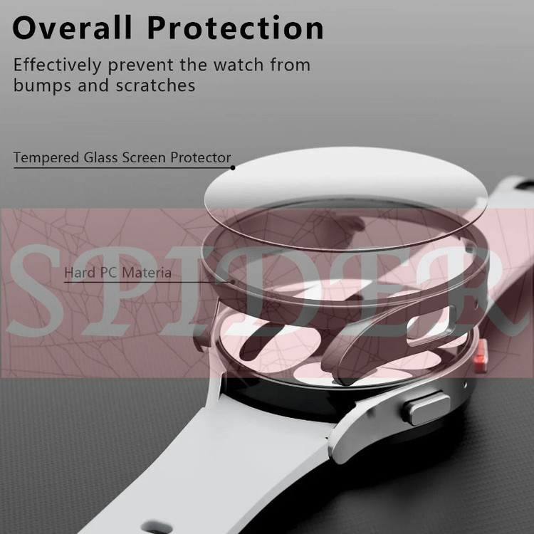 کاور اسپایدر مدل ADV مناسب برای ساعت هوشمند سامسونگ Galaxy Watch 6 40mm به همراه محافظ صفحه نمایش