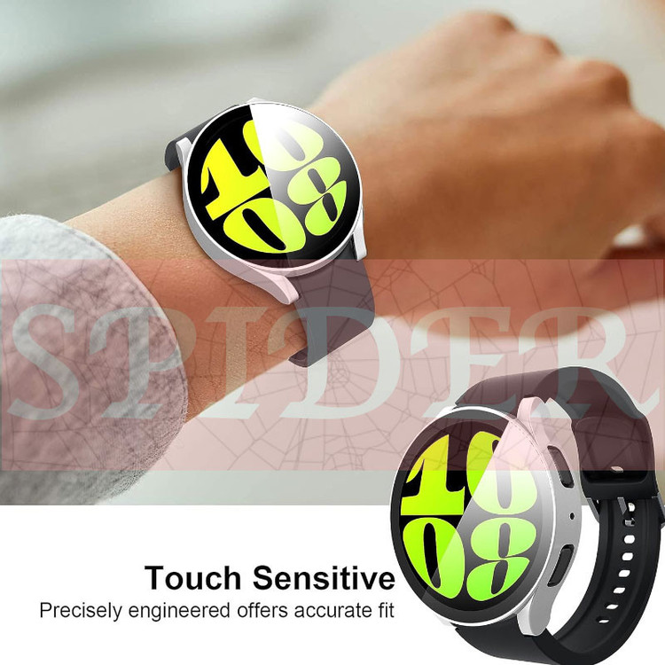 کاور اسپایدر مدل ADV مناسب برای ساعت هوشمند سامسونگ Galaxy Watch 6 40mm به همراه محافظ صفحه نمایش