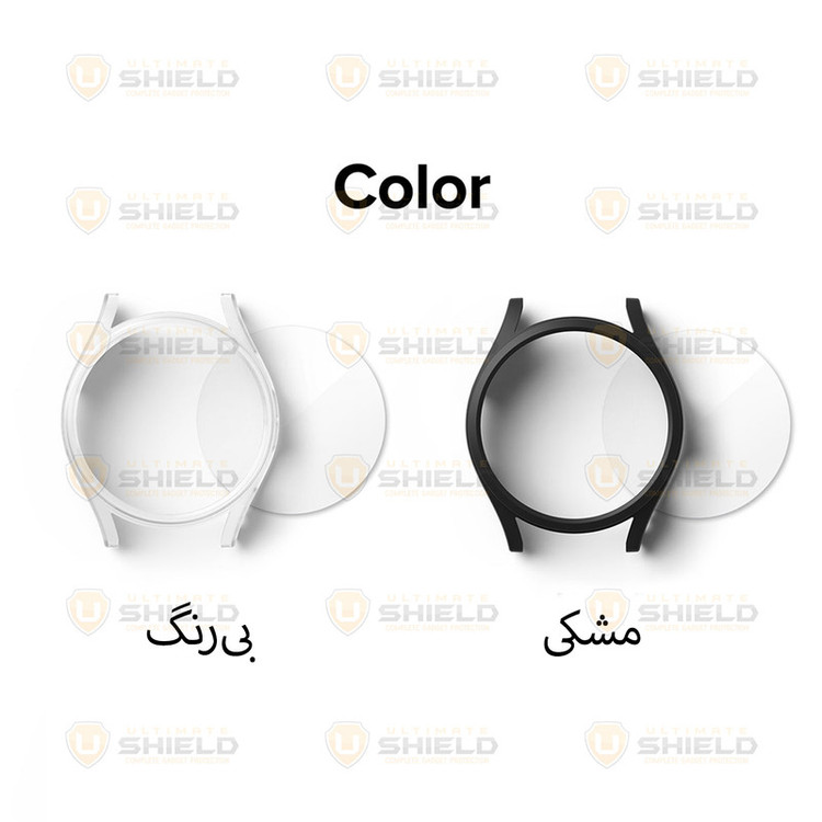 کاور ساعت مدل PC Bumper UL مناسب برای ساعت هوشمند سامسونگ Galaxy Watch 7 44mm به همراه محافظ صفحه نمایش