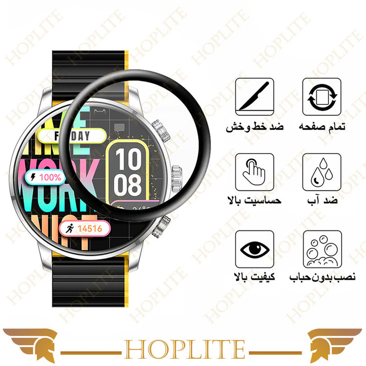 محافظ صفحه نمایش نانو هاپلایت مدل Pmma-HL مناسب برای ساعت هوشمند کیسلکت KR2 بسته سه عددی